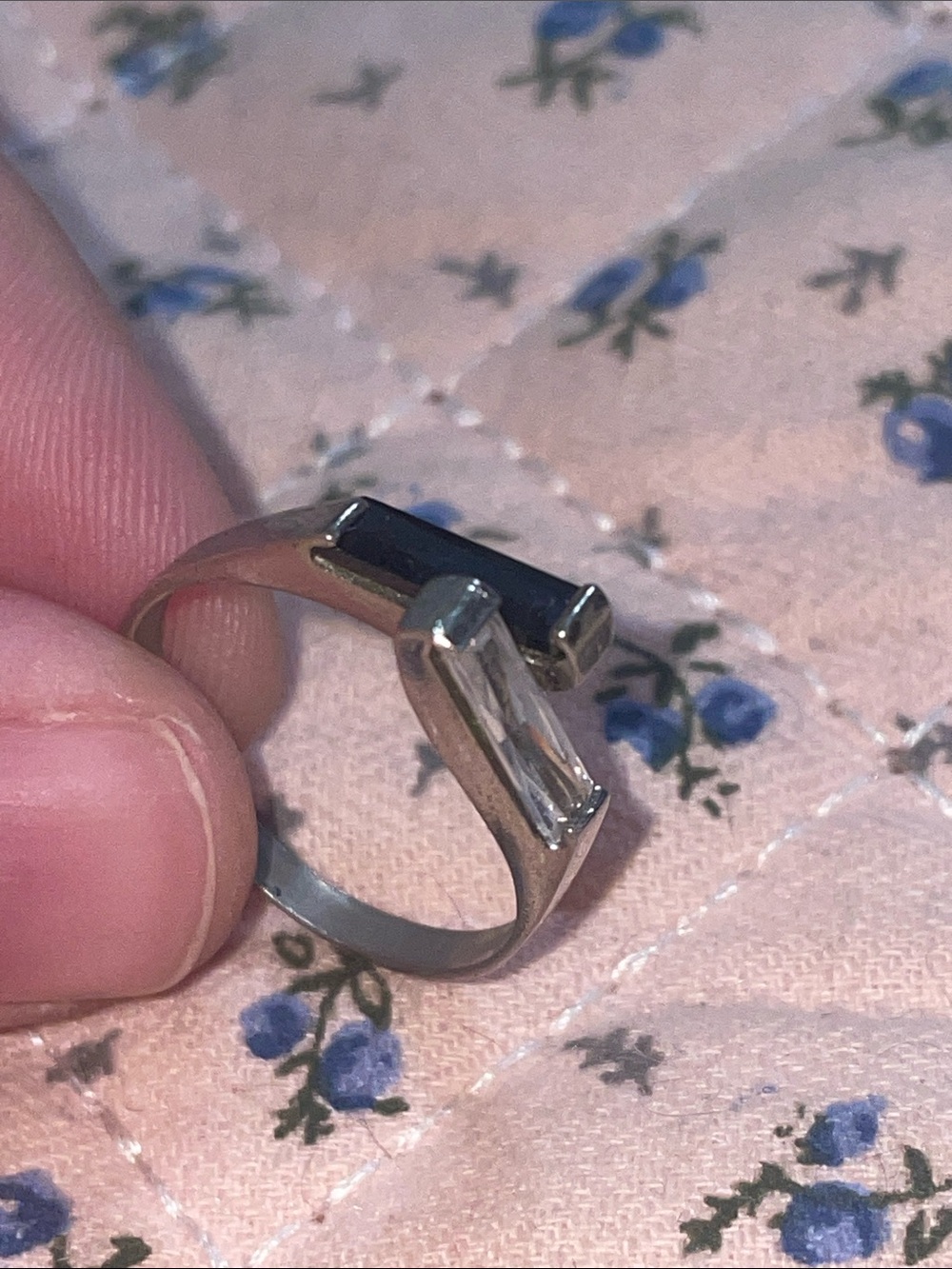 Sterling Silver Dual Tone Ring